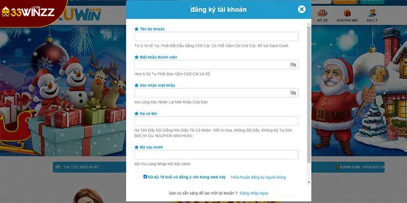 Quy trình tạo lập tài khoản chơi cá cược mới